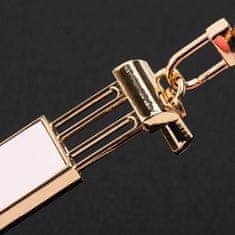 OEM Veriga / vrvica z ročajem GLAMOUR vsi modeli max 80 mm širina ROZA