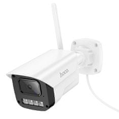 Hoco Zunanja kamera Hoco gun-type 3MP Full HD Wi-Fi D4 bela