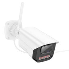 Hoco Zunanja kamera Hoco gun-type 3MP Full HD Wi-Fi D4 bela
