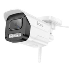 Hoco Zunanja kamera Hoco gun-type 3MP Full HD Wi-Fi D4 bela