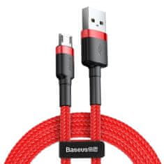 BASEUS BASEUS kabel USB A na Micro USB 2A Cafule CAMKLF-B09 1 m rdeče črno