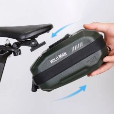 WILD MAN WILDMAN kolesarska torba pod sedež z zadrgo 0,8L GD700 zelena