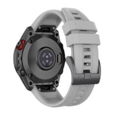 OEM Silikonski pas za GARMIN FENIX 3 / 3HR / 5X / 6X / 6X Pro / 7X / 7X Pro siv (12)