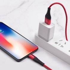 Hoco USB kabel A na Lightning Hoco 2,4A 1 m X38 rdeč