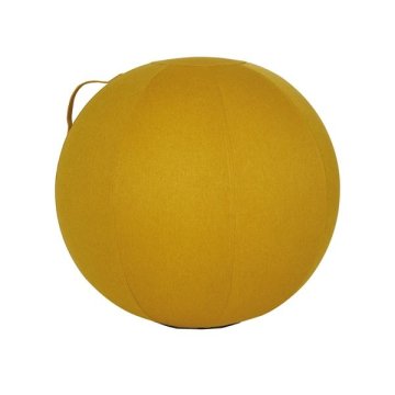 Ergonomska sedežna žoga Alba - rumena, 65 cm