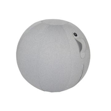 Ergonomska sedežna žoga Alba - siva, 65 cm