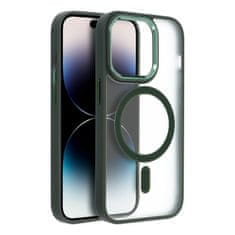 OEM MATTE MAG COVER etui, združljiv z MagSafe za IPHONE 16 Plus, zelen