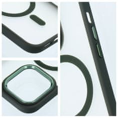 OEM MATTE MAG COVER etui, združljiv z MagSafe za IPHONE 16 Plus, zelen
