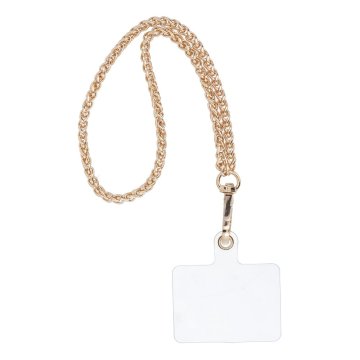 OEM Vrvica za telefon, obesek za telefon - CHAIN #43 / dolžina vrvice 40 cm (20 cm v zanki) / za zapestje - zlata