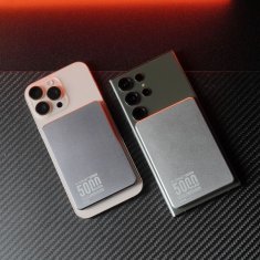 X-One X-ONE Razor Magcharge Ultraslim (7,6 mm) power bank, združljiv z MagSafe 5000 mAh