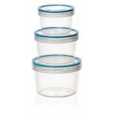 Banquet Komplet plastičnih kozarcev JANICE - okrogli, komplet 3