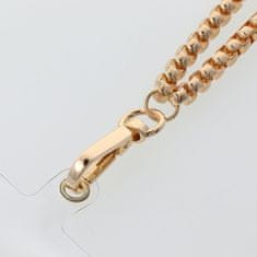 OEM Vratna vrvica za telefon, obesek za telefon - CHAIN #42 / dolžina vrvice 40 cm (20 cm v zanki) / za zapestje - zlata