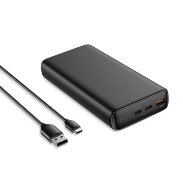 VEGER VEGER powerbank 20000 mAh PD QC3.0 5A 100W T100 (W2032C-100) črn
