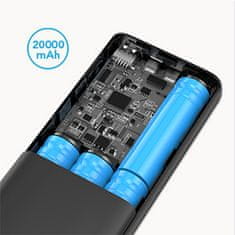 VEGER VEGER powerbank 20000 mAh PD QC3.0 5A 100W T100 (W2032C-100) črn
