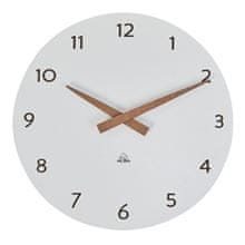 Stenska ura MILENA - premer 30 cm, bela