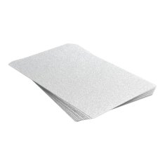 OEM Folia za rezanje za plotter za zadnjo stran telefona 180 x 120 mm 10 kosov - srebrna