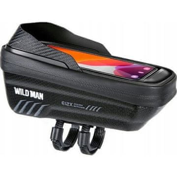 WILD MAN WILDMAN kolesarska torba za okvir z zadrgo 1L (4" - 7") E12X črna
