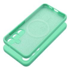 OEM 2 mm silikonski etui za SAMSUNG S25 Plus, združljiv z MagSafe, mint