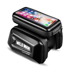 WILD MAN WILDMAN kolesarska torba za okvir z zapahom E6S 1,2L (4" - 7") črna
