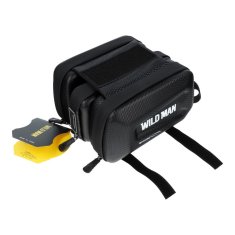 WILD MAN WILDMAN kolesarska torba za okvir z zapahom E6S 1,2L (4" - 7") črna