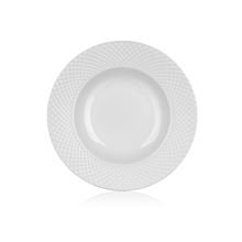 Globoki krožniki Banquet Diam.Line-beli,22,2cm,komplet 6