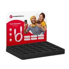 FORCELL Stojalo za kable v cevkah Forcell 30 mest D336 + logotip