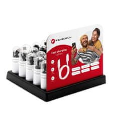 FORCELL Stojalo za kable v cevkah Forcell 30 mest D336 + logotip