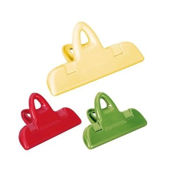 Tescoma Presto sponke za vrečke - 7 in 11 cm, 2+1 kos