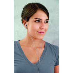 Thomson THOMSON žične slušalke Jack 3,5 mm z mikrofonom EAR3005GY sive