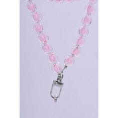 OEM Vratna vrvica za telefon, obesek za telefon - COLORFUL / dolžina vrvice 120 cm (60 cm v zanki) / za okoli vratu - roza