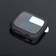 BESTSUIT Zaščitni etui z steklom Bestsuit Flexible za Apple Watch serije 7/8/9-41 mm – grafitno siv
