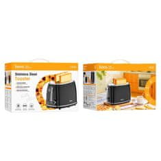 Hoco Toster Hoco v retro slogu 850 W HE50 črn
