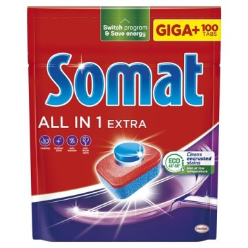 Tablete za pomivalni stroj Somat - All in One Extra, 100 kosov