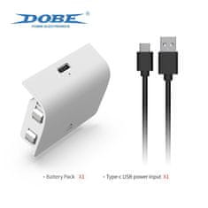 OEM Akumulator za igralne ploščke XBOX Series X / S 800mAh TYX-2610B bel