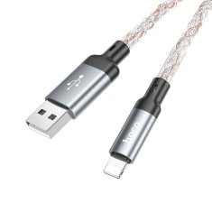 Hoco USB kabel A na Lightning Hoco 2,4A 1 m U112 siv