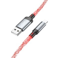Hoco USB kabel A na Lightning Hoco 2,4A 1 m U112 siv