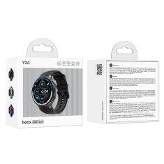 Hoco Pametna ura Hoco 1,43" AMOLED IP67 s funkcijo pogovora Y24 črna