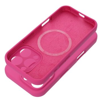OEM 2 mm silikonski etui za iPhone 16 Plus, združljiv z MagSafe, roza