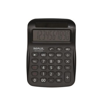 MAUL Namizni kalkulator ECO MJ 555 - 10 mest, črn