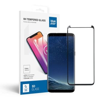 Blue Star Temperirano steklo za Samsung Galaxy S8 (full glue / case friendly) Blue Star 5D črno