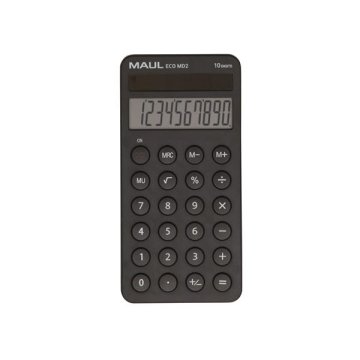 MAUL Žepni kalkulator ECO MD 2 - 10 številk, črn