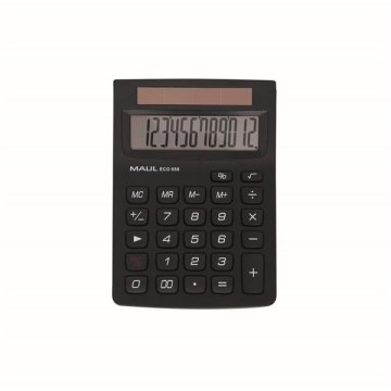 MAUL Namizni kalkulator ECO 650 -12 mest, črn