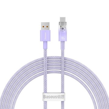 BASEUS BASEUS USB kabel A na tip C PD 100W Explorer CATS010505 2 vijoličen