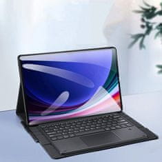 Dux Ducis DUX DUCIS etui DK zložljiv z osvetljeno brezžično tipkovnico za SAMSUNG Tab S10 Ultra/S9 Ultra/S8 Ultra črn
