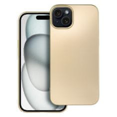OEM METALLIC etui za IPHONE 15 Plus, zlato