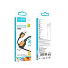 Hoco USB kabel A na USB C Hoco 3A 1 m X108 črn
