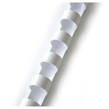 Plastični trni Fellowes, 45 mm, beli, 50 kosov