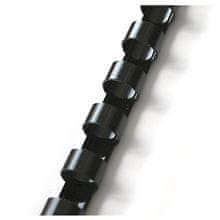 Plastični trni Fellowes, 51 mm, črni, 50 kosov