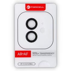 FORCELL Forcell Premium kaljeno steklo za fotoaparat - za iPhone 12 / 12 Mini Črno