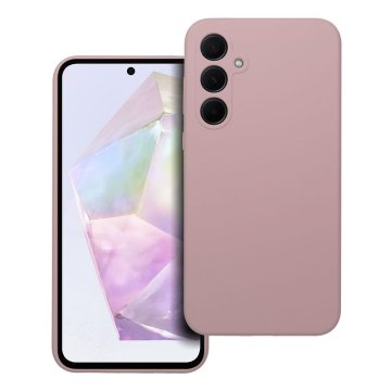 OEM Silikonski etui 2 mm za SAMSUNG A35 5G v pudrasto roza barvi